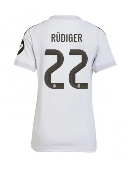 Real Madrid Antonio Rudiger #22 Zenski Domaci Dres 2025-26 Kratak Rukavima